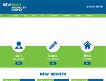 Tablet Screenshot of newquayproperty.co.uk